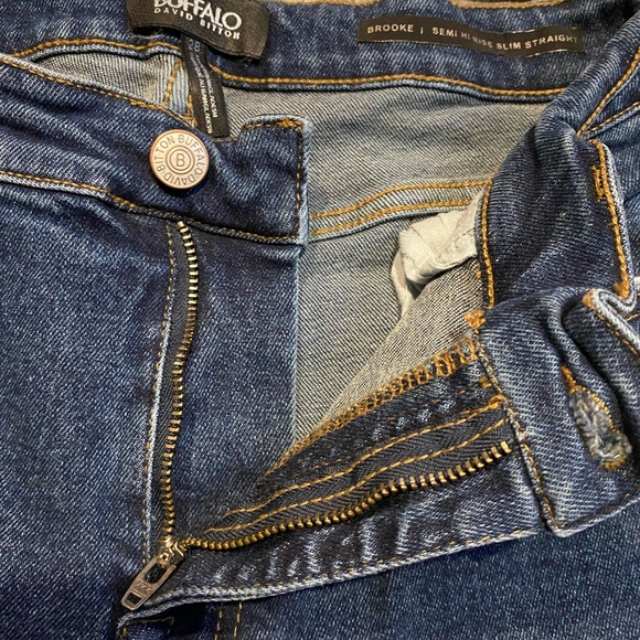 Buffalo David Bitton Brooke High Rise Straight Leg Jeans Women Size 28 - Picture 4 of 9